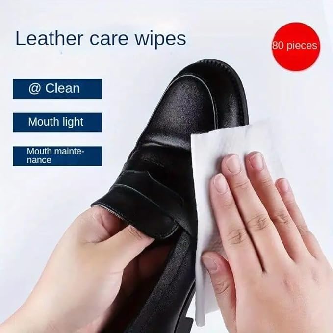 Leather Care Wipes - leather All-in-One Cleaning Solution - ( Packet 2)