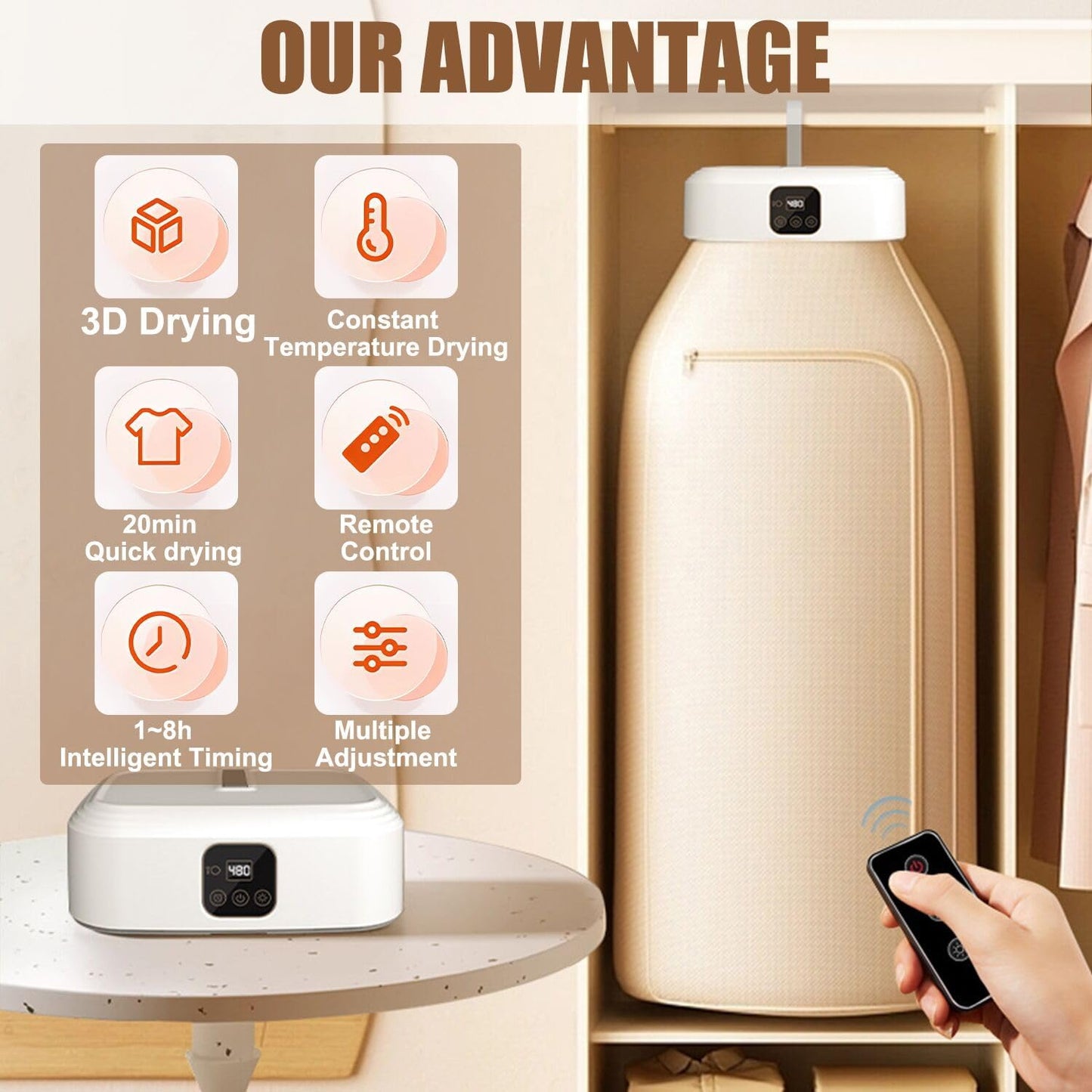 Portable Electric Cloth Dryer