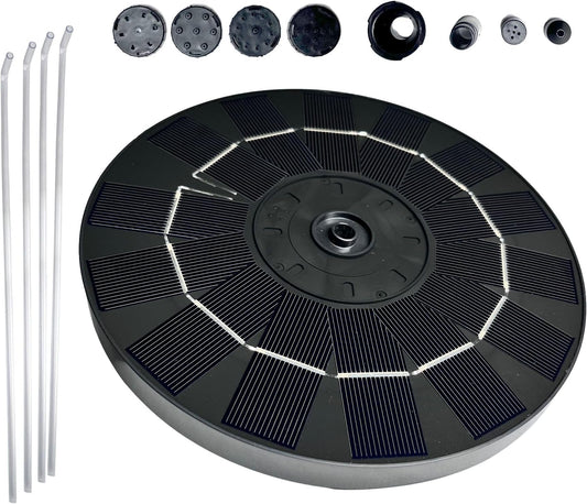 Plastic Fountain Solar Power Floating water pump (Black)
