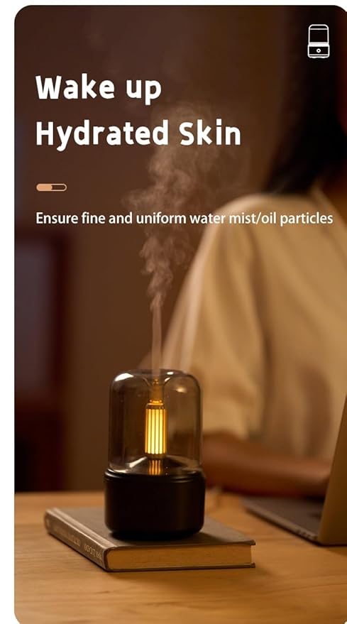2 in 1 Table Lamp and Air Humidifier - home, Office, and Car,Room