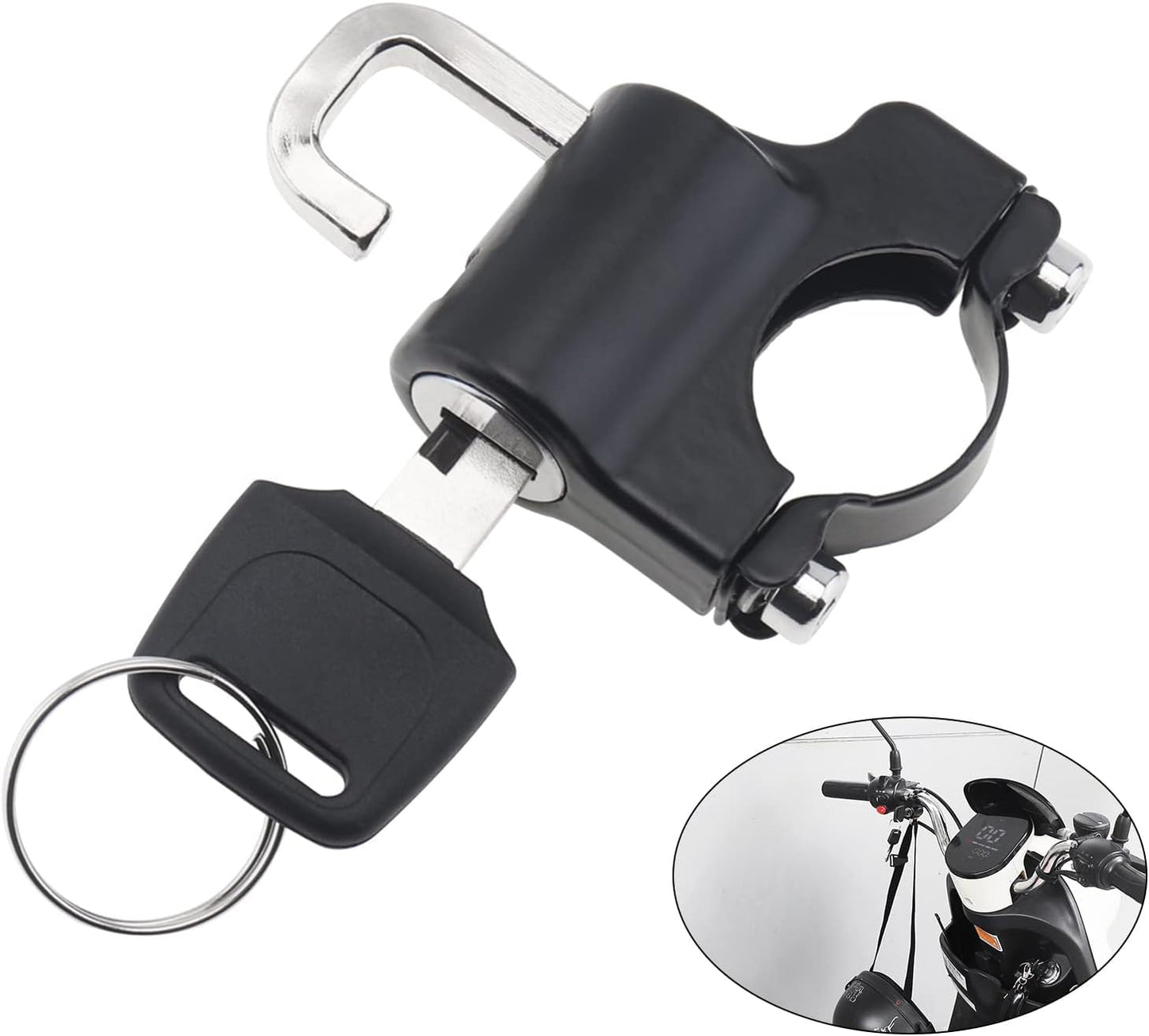 Helmet Lock for Bike & Universal Helmet Security Lock