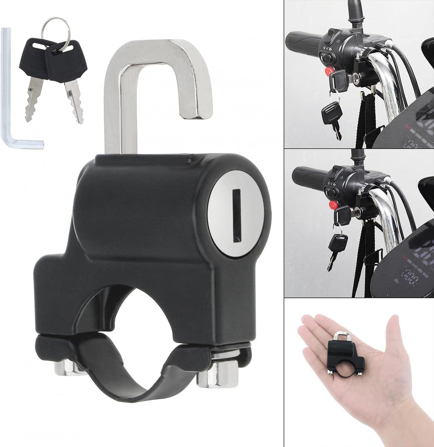 Helmet Lock for Bike & Universal Helmet Security Lock