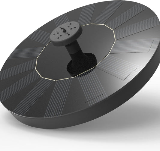 Plastic Fountain Solar Power Floating  water pump (Black)