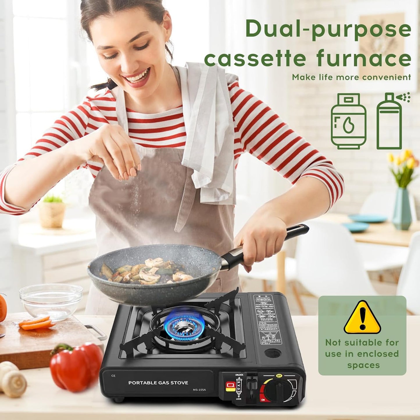 Portable Gas Stove with Carry Case