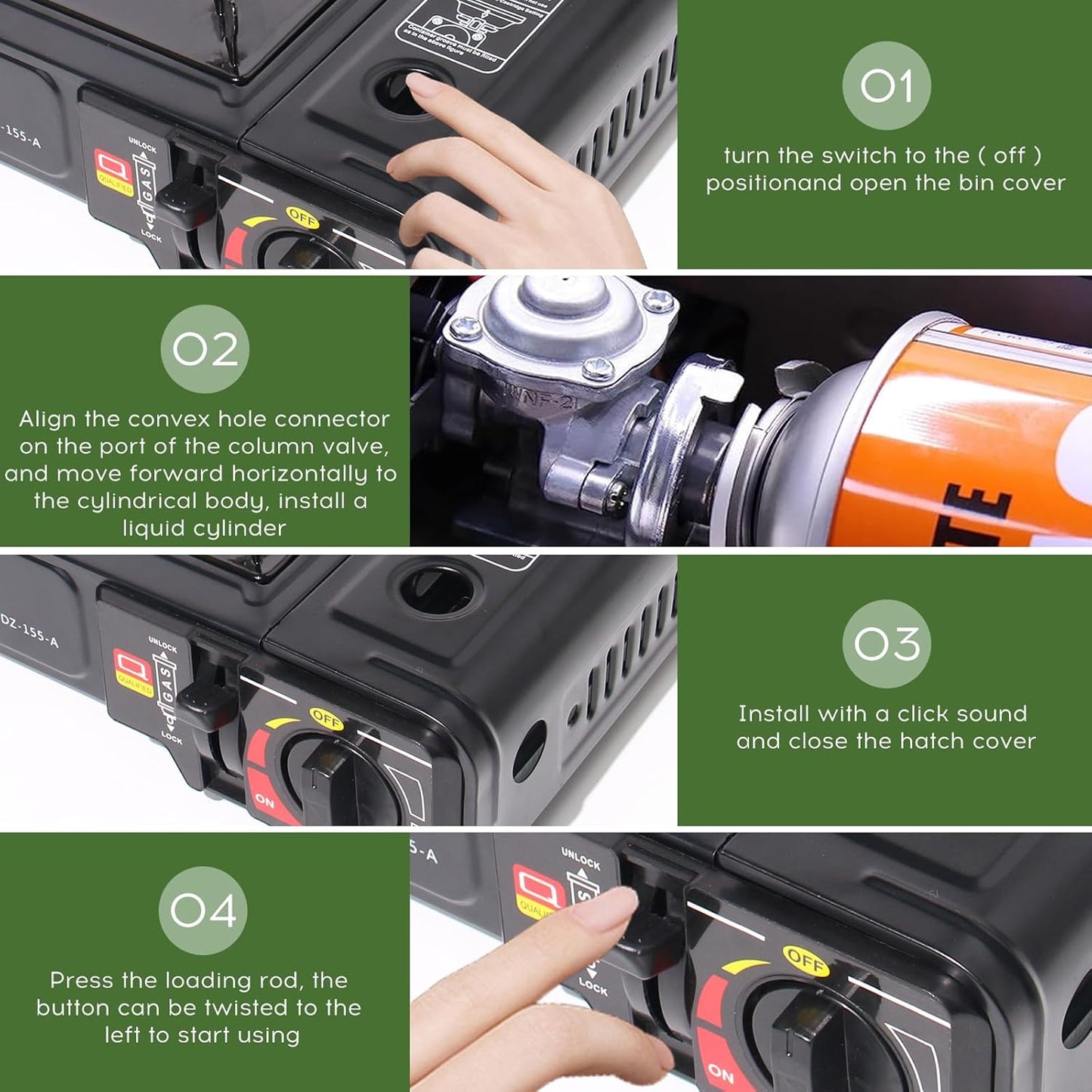 Portable Gas Stove with Carry Case