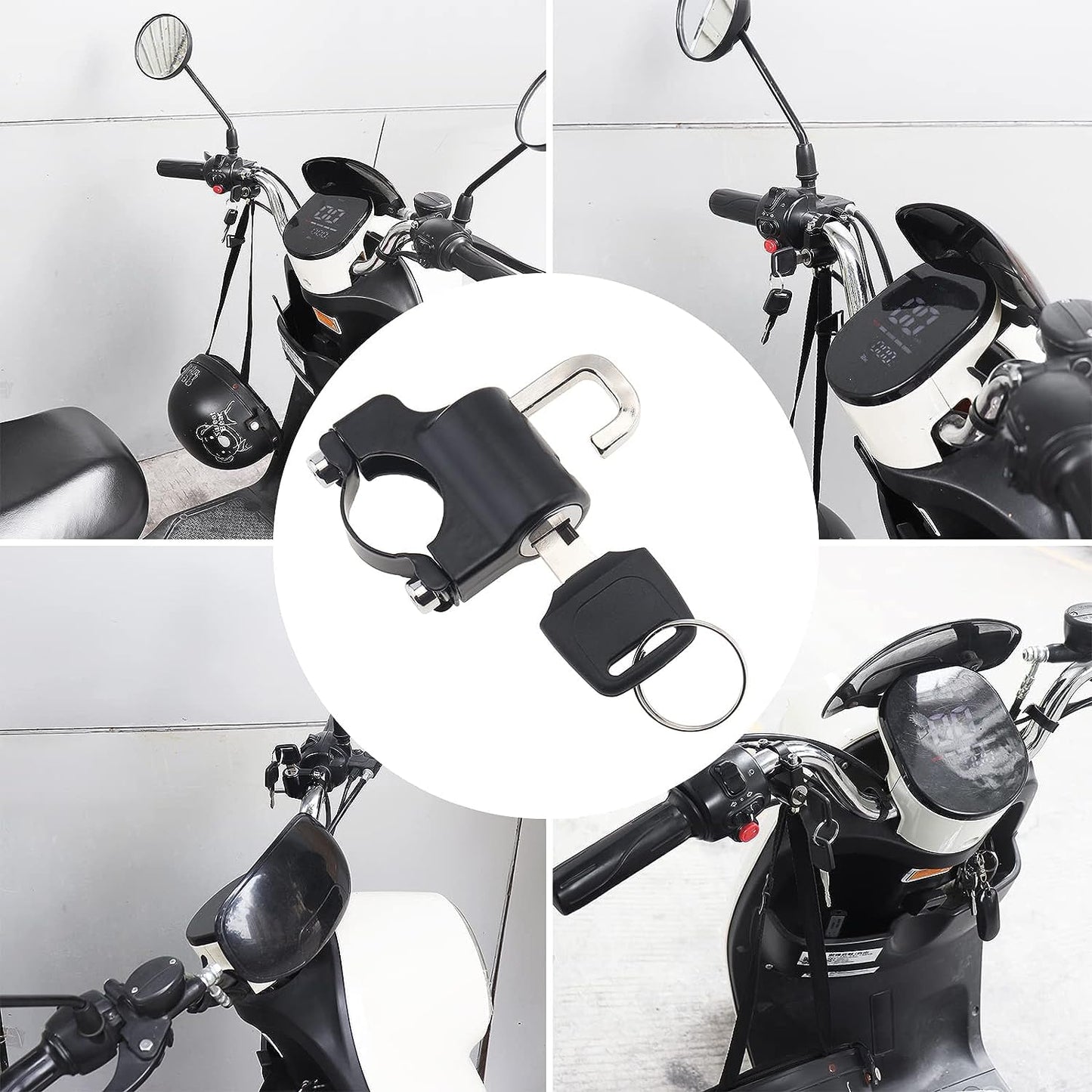 Helmet Lock for Bike & Universal Helmet Security Lock