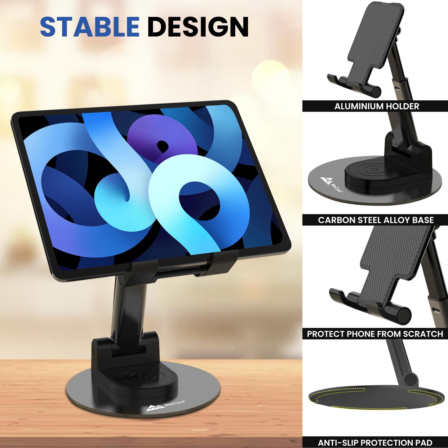 Folding Lifting Bracket Mobile Stand  Holder